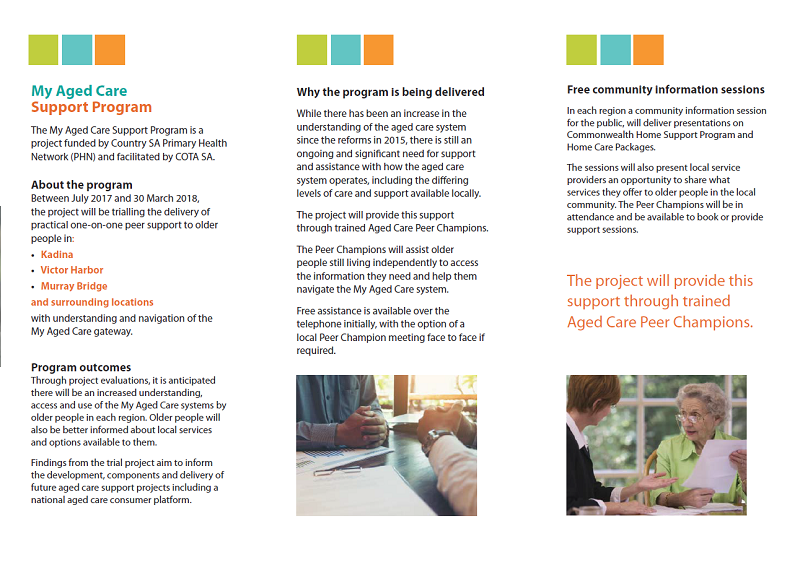 My Aged Care Local Support Program Leaflet Page 2 My Aged Care Local Support Program Leaflet Page 2