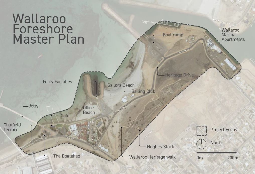 Wallaroo Foreshore Master Plan - Project Focus - Wallaroo Marina Apartments and Heritage Drive to Jetty and Chatfield Terrace