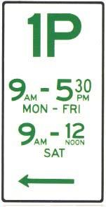 Time Limit Parking Zone Time Limit Parking Zone