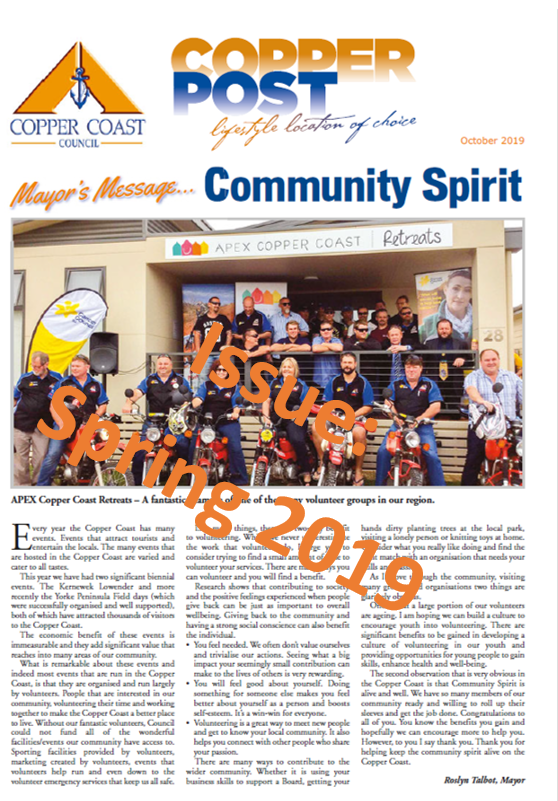 Spring 2019 Front Page
